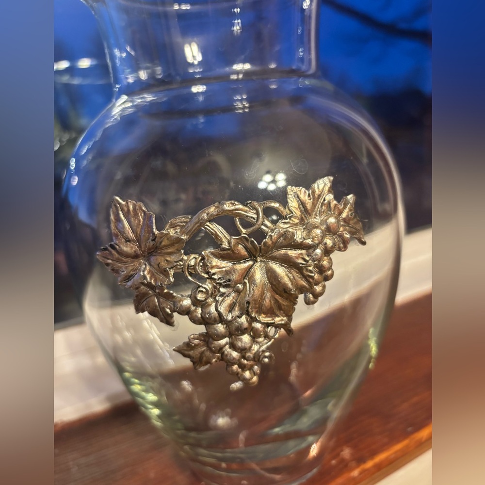 Arthur Court Glass Vase
